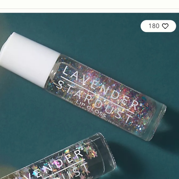 New Anthropologie Lavender Stardust Roll On Lip Gloss Set (3) - Picture 3 of 3